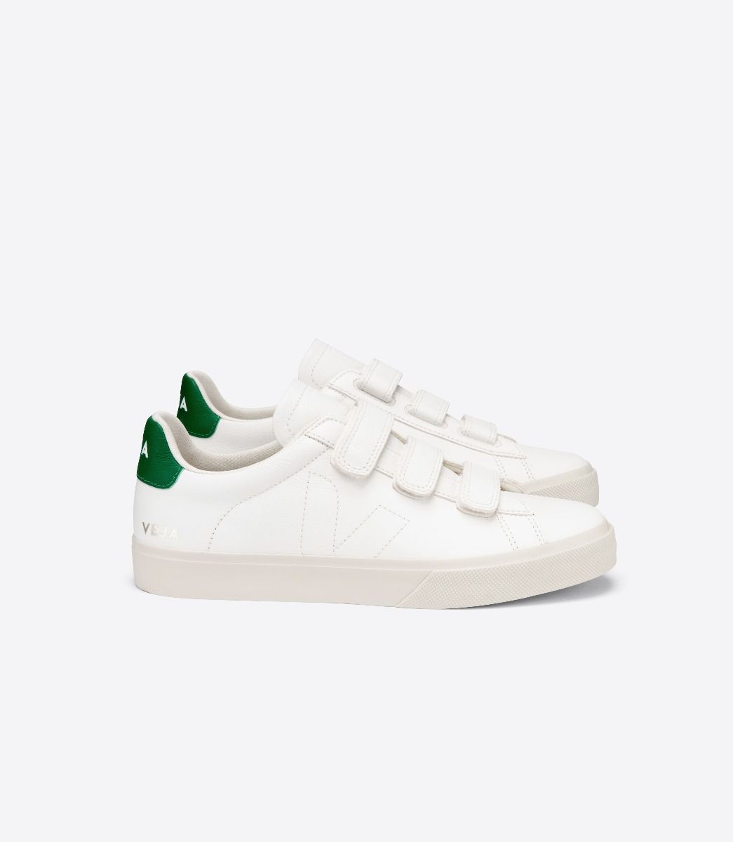 Tenisky Veja Recife Chromefree Damske Biele Zelene | SK-71843