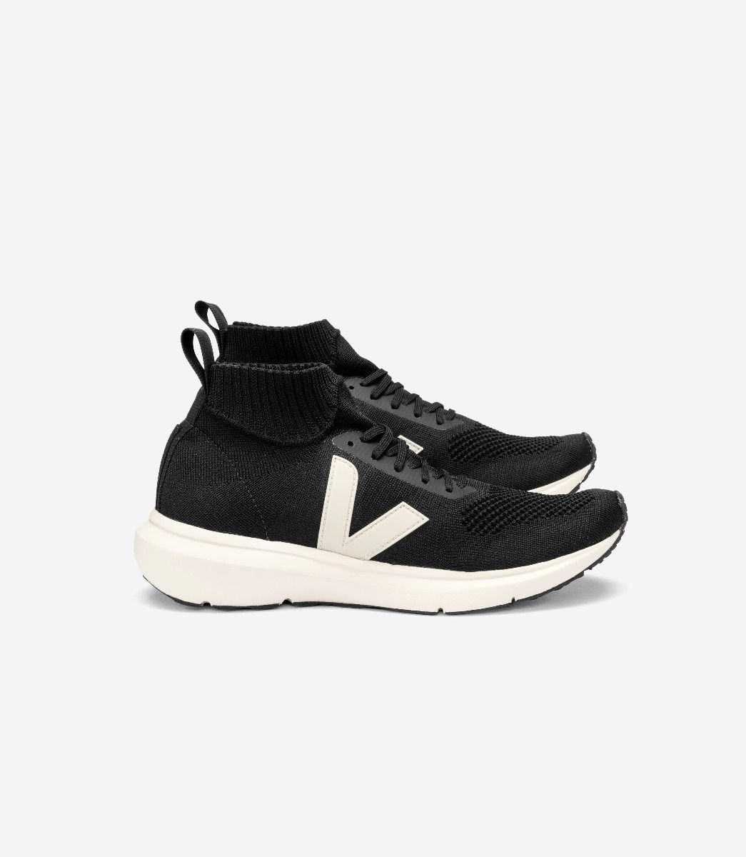 Tenisky Veja V-Knit Veja X Rick Owens Stredne Panske Čierne | SK-97583